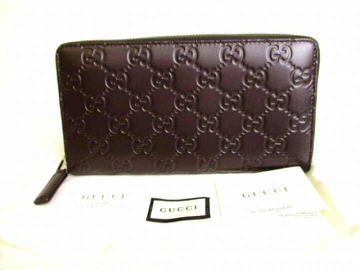 楽天市場】【展示保管品】 グッチ GUCCI シマ レザー ラウンド 