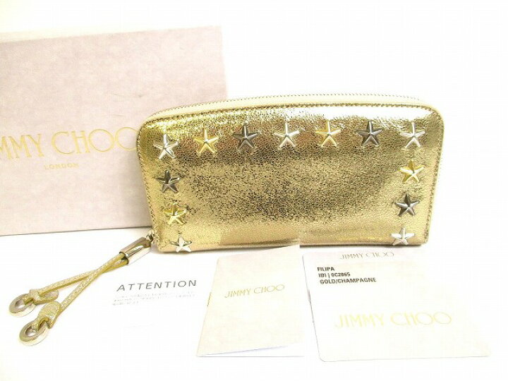 楽天市場】【未使用保管品】 ジミーチュウ Jimmy Choo メタルスタッズ  
