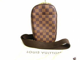 【未使用保管品】 ルイヴィトン LOUIS VUITTON スペシャルオーダー ダミエ ガンジュ ベルトバッグ ウエストポーチ ボディバッグ メンズ レディース 【中古】