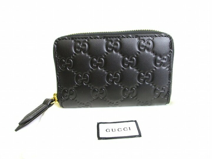 楽天市場】【未使用保管品】 グッチ GUCCI シマ レザー ラウンド  