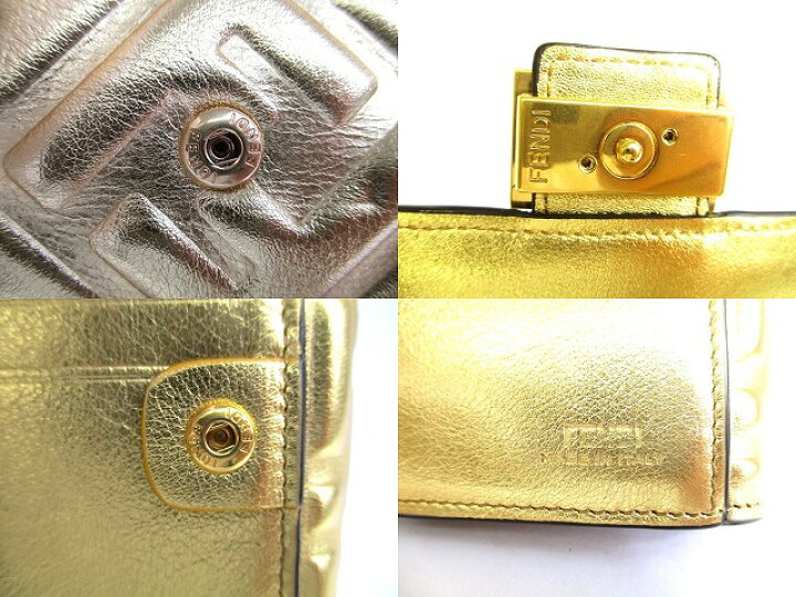 楽天市場】【未使用保管品】 フェンディ FENDI ズッカ レザー バゲット  