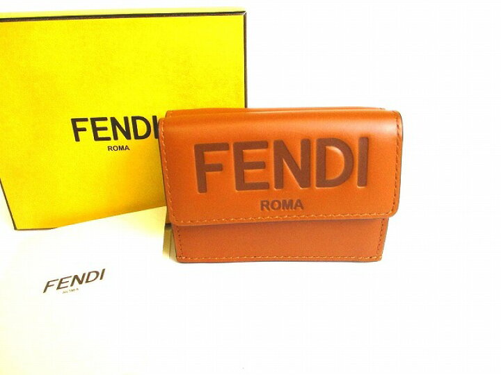 楽天市場】【未使用保管品】 フェンディ FENDI ROMA ローマ レザー 3 