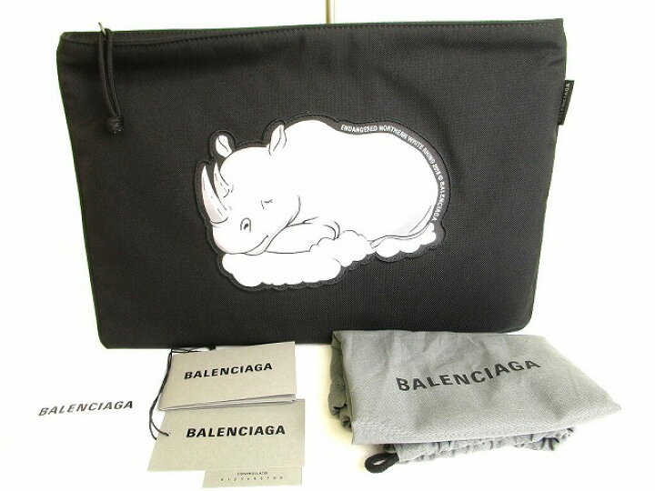 楽天市場】【未使用保管品】 バレンシアガ BALENCIAGA 白サイ モチーフ 