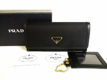 楽天市場】prada 長財布 パスケース 黒の通販