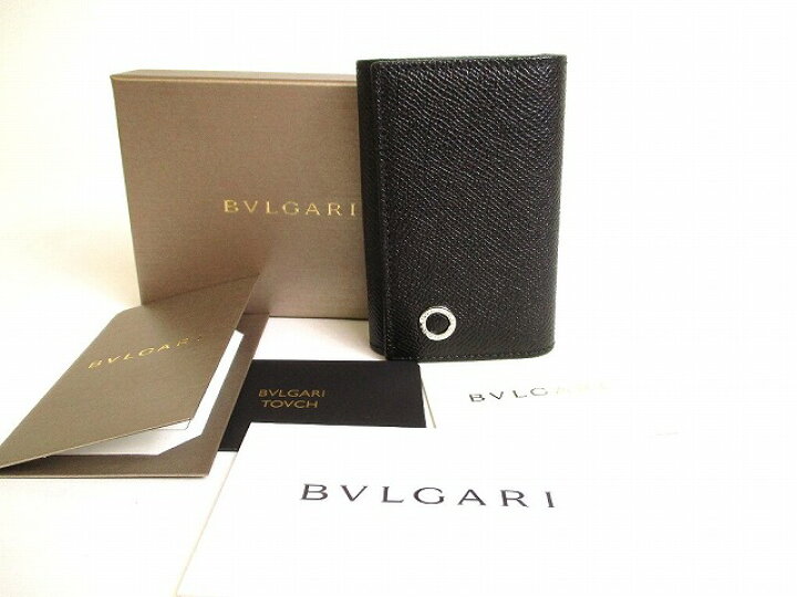 ブルガリ BVLGARI ブルガリブルガリマン グレインレザー 6連 キー  