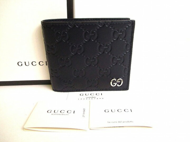 楽天市場】【新古品】 グッチ GUCCI GG メタル シマ シグネチャー 