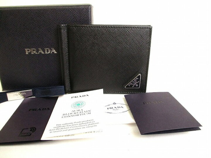 楽天市場】【未使用保管品】 プラダ PRADA サフィアーノ レザー  