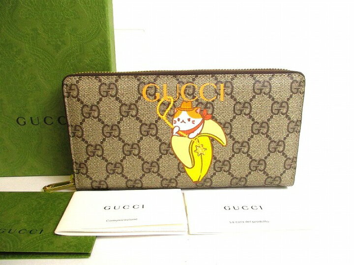 楽天市場】【未使用保管品】 グッチ GUCCI GG スプリーム ばなにゃ 