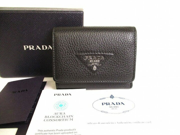 楽天市場】【未使用保管品】 プラダ PRADA ヴィッテロダイ レザー 3 