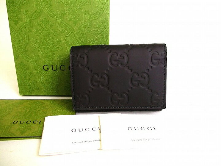 楽天市場】【未使用保管品】 グッチ GUCCI GG ラバーエフェクト 三 