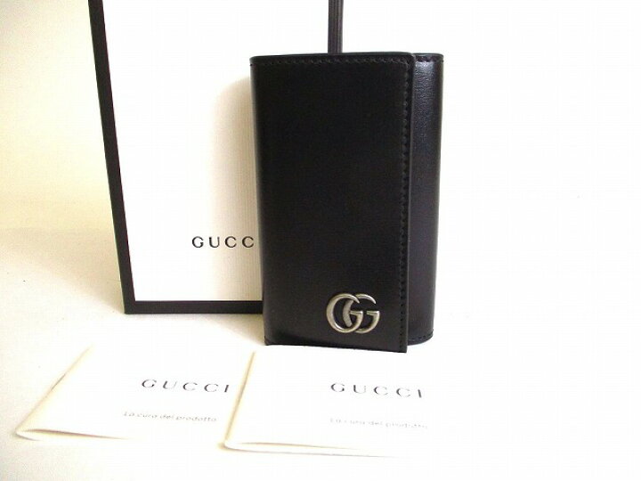 楽天市場】【未使用保管品】 グッチ GUCCI GG マーモント レザー 