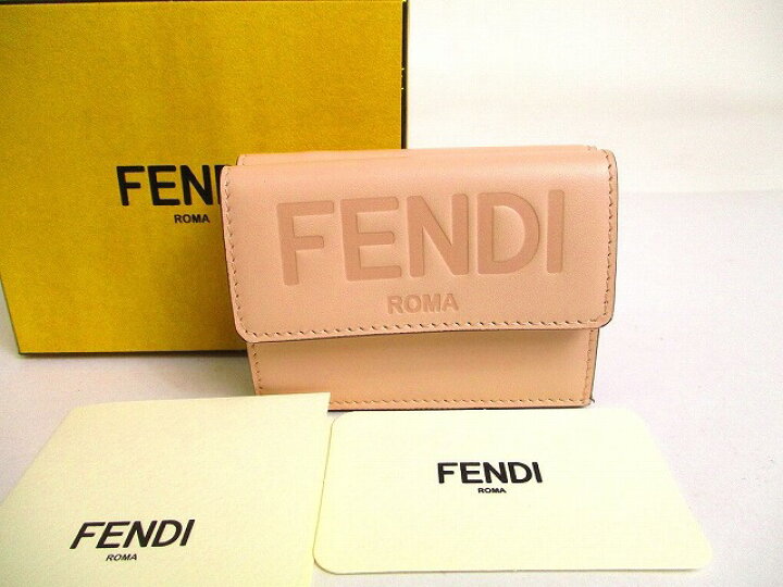 楽天市場】【未使用保管品】 フェンディ FENDI ROMA ローマ レザー 3  