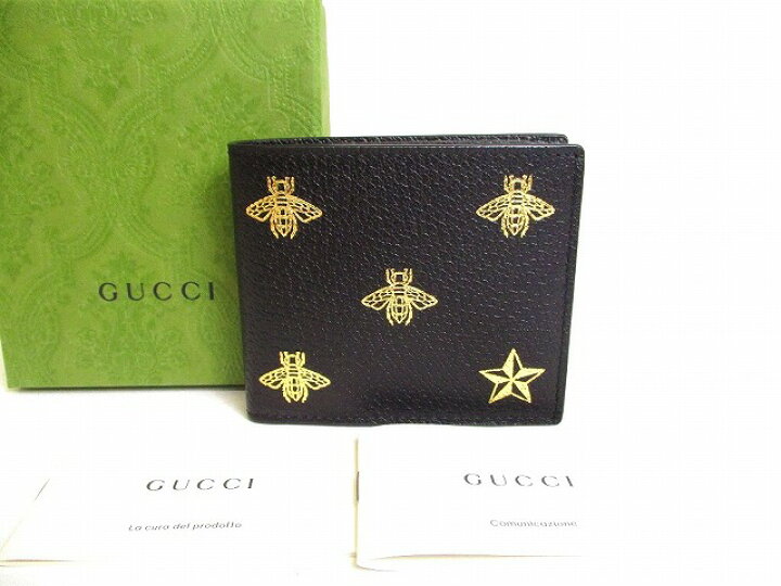 楽天市場】【未使用保管品】 グッチ GUCCI アニマリエ レザー 2つ折り  