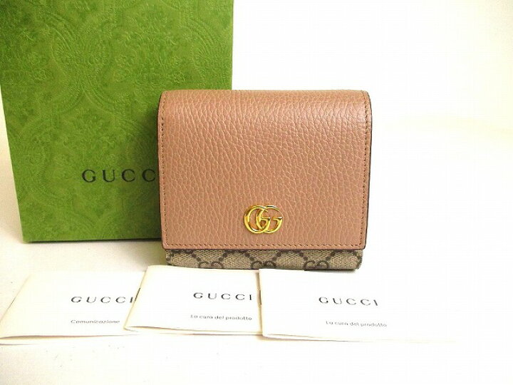 楽天市場】【未使用保管品】 グッチ GUCCI ダブルG ウォレット GG  