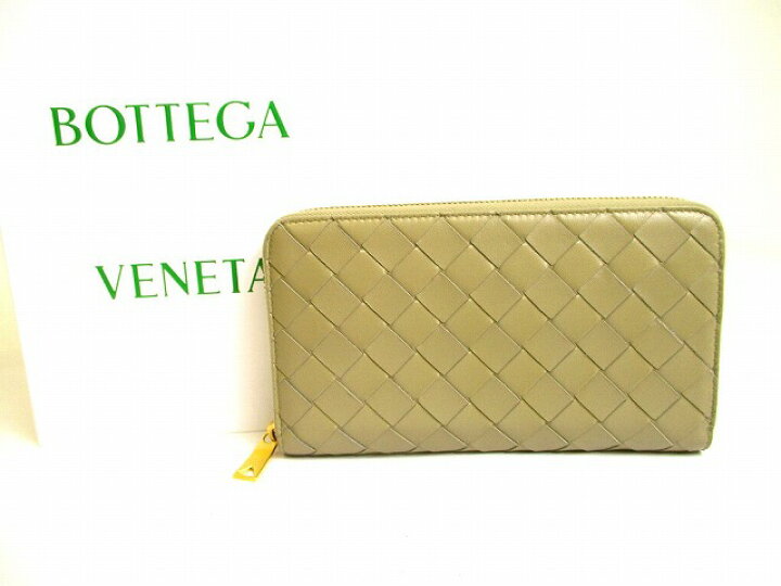 ボッテガヴェネタ BOTTEGA VENETA イントレチャート カーフスキン 