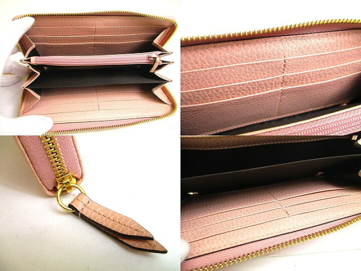 楽天市場】【新品同様】 グッチ GUCCI GG マーモント レザー ラウンド  