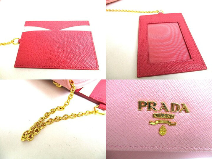楽天市場】【未使用保管品】 プラダ PRADA サフィアーノ レザー 2 