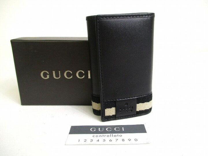 楽天市場】【未使用保管品】 グッチ GUCCI ヴィンテージ ロゴ レザー 6 