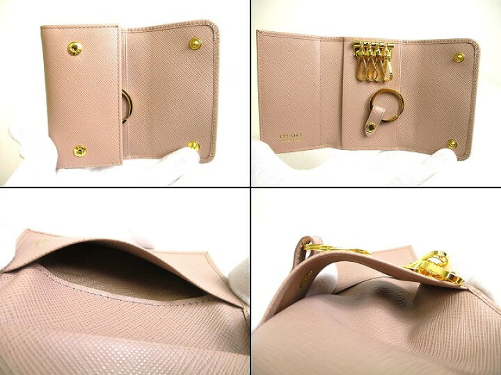楽天市場】【未使用保管品】 プラダ PRADA サフィアーノ メタル レザー 