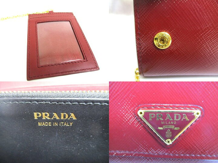 楽天市場】【未使用保管品】 プラダ PRADA サフィアーノ レザー 2 