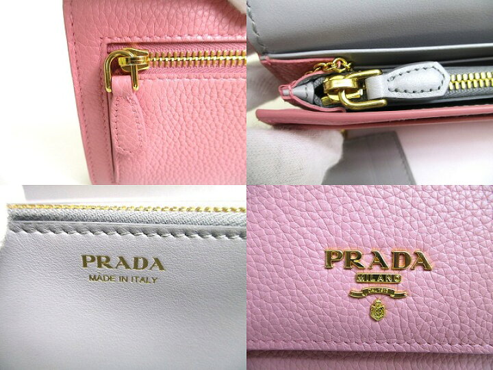 楽天市場】【未使用保管品】 プラダ PRADA ディアー レザー 鹿 2つ折り 