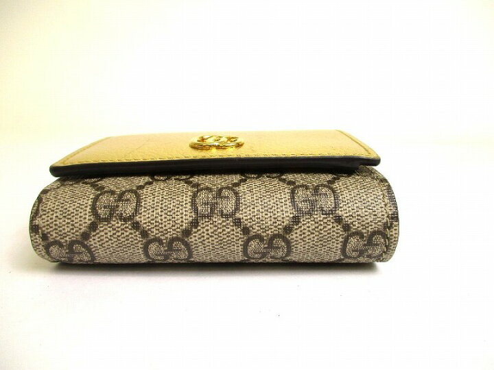 楽天市場】【超美品】 グッチ GUCCI ダブルG ミディアムウォレット GG 