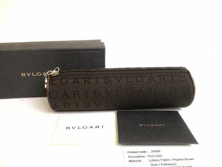 楽天市場】【未使用保管品】 ブルガリ BVLGARI ロゴマニア キャンバス 