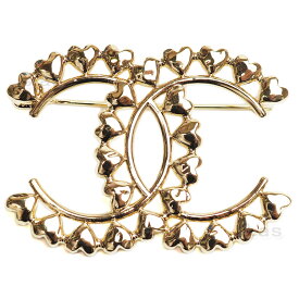 【新品】 シャネル CCハートブローチ ゴールドカラー ABA277 CHANEL