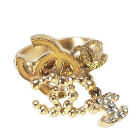 【期間限定クーポン配布中！全品ポイント10倍！】シャネル 4CCマークトップリング CHANEL 【中古】