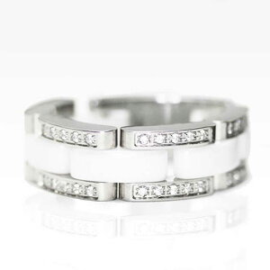 b\pb\ Rosso Passo Z~bNO CXg[tVO w / Ceramic single with rhinestone ring yViz