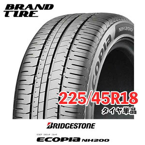 y^C\z ݌ɂ܂ 2025N 18C` 225/45R18 95W XL GRsA NH200 ECOPIA uaXg BRIDGESTONE T}[ ^Ĉ 1{i 