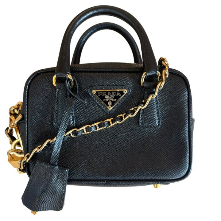 楽天市場】【中古】【PRADA】プラダ サフィアーノ BL0705 ショルダー 