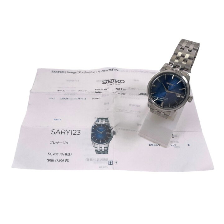 楽天市場】【中古】【SEIKO】セイコー プレザージュ ブルームーン 