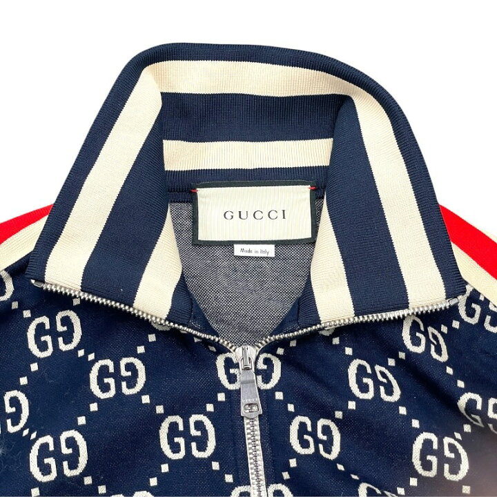 楽天市場】【中古】【GUCCI】グッチ GGジャガード コットンジャケット 