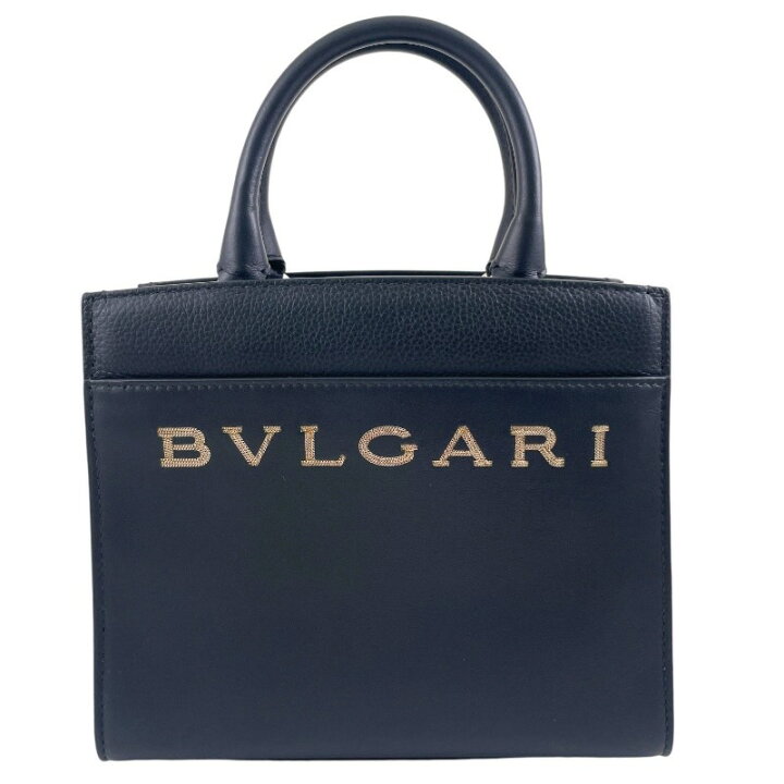 中古】【BVLGARI】ブルガリ ブルガリブルガリ ハンドバッグ レザー 