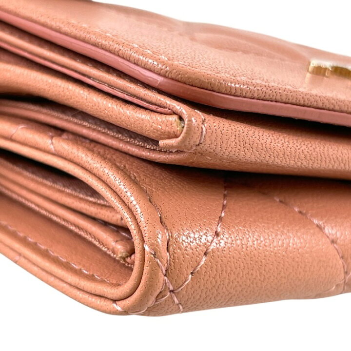 楽天市場】【中古】【CHANEL】シャネル マドモアゼル A70650 三つ折り  