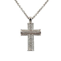 楽天市場】クロス ネックレス k18（ブランドブルガリ）の通販 