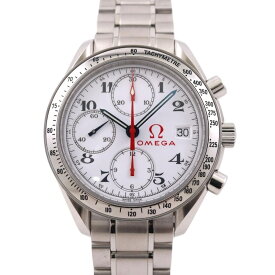 【中古】【OMEGA】オメガ スピードマスター デイト 3513.20 腕時計 ステンレススチール メンズ オリンピック クロノグラフ 自動巻き 白文字盤 ホワイト