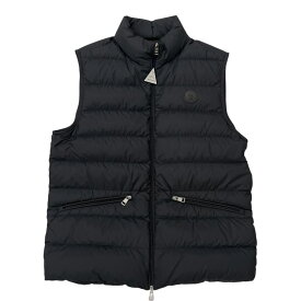 【中古】【MONCLER】モンクレール トロンパン TREOMPAN GILET ダウンベスト ナイロン メンズ サイズ2 黒 ブラック