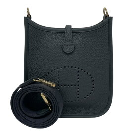 【中古】【HERMES】エルメス エヴリン16 TPM ショルダーバッグ トリヨンクレマンス レディース グリミスティ W刻印 2024年製造 未使用品 ゴールド金具