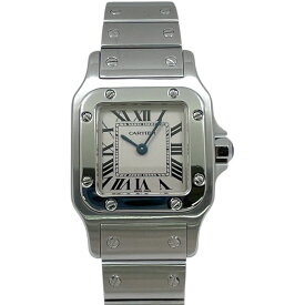 【中古】【CARTIER】カルティエ サントスガルベSM W20056D6 腕時計 ステンレススチール レディース クォーツ