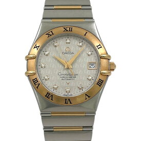【中古】【OMEGA】オメガ コンステレーション 50周年 1304.35 腕時計 SS/YG メンズ 自動巻き クロノメーター 11Pダイヤモンド