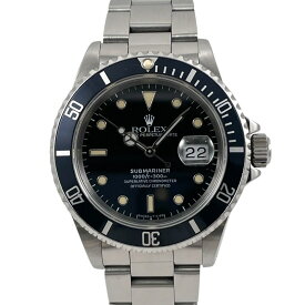 【中古】【ROLEX】ロレックス サブマリーナー 16610 腕時計 ステンレススチール メンズ N番 自動巻き ブラック トリチウム