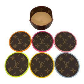 【中古】【LOUIS VUITTON】ルイ・ヴィトン モノグラム コースター6枚セット GI0489 その他小物 ユニセックス 美品
