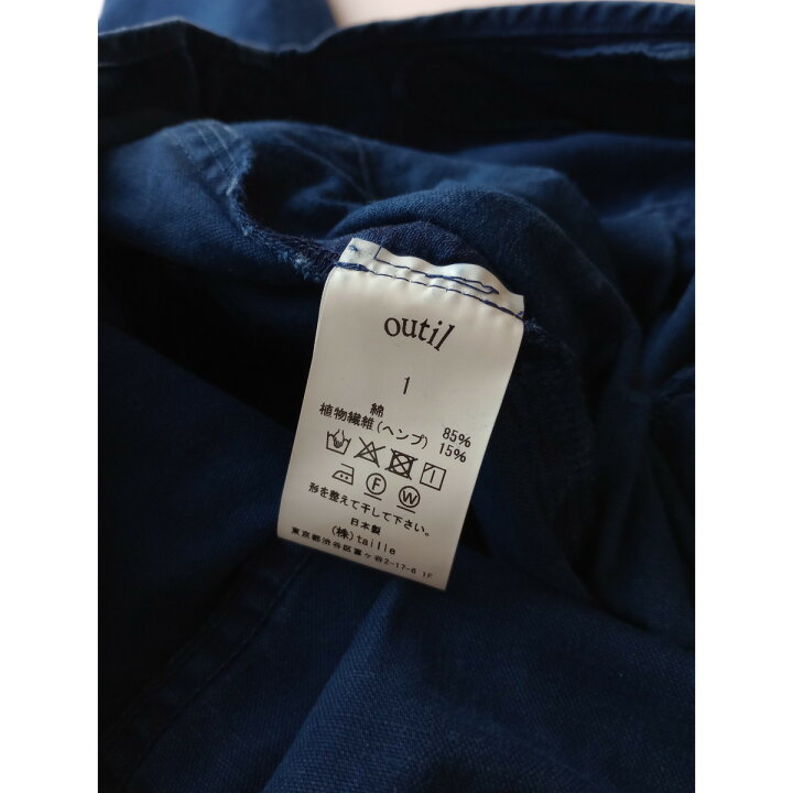 楽天市場】outil ウティ salpotte saix モールスキン サロペット 