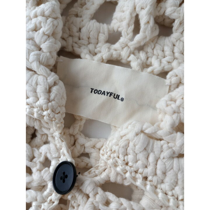 楽天市場】24FW TODAYFUL トゥデイフル Crochet Knit Shirts クロシェ 