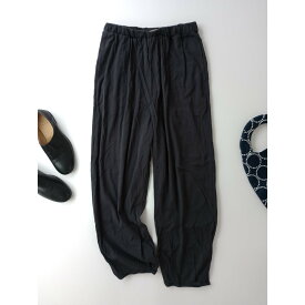 GRANDMA MAMA DAUGHTER グランマママドーター BIWACOTTON イージー パンツ 1 グレー【中古】
