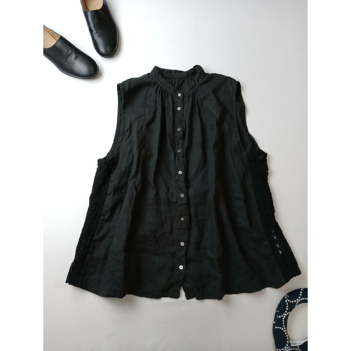 楽天市場】23SS nest Robe ネストローブ リネン サイド レース 