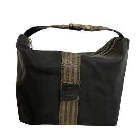 FENDI フェンディ ペカン PVC ポーチ ブラック