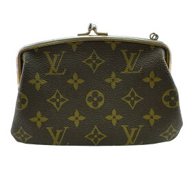 LOUIS VUITTON ルイヴィトン バケット モノグラム レザー ポーチ ブラウン
